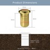 TOGU Door Latch Dust Protector SUS304 Stainless Steel Dust-Proof Security