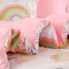 SLEEP ZONE Kids Duvet Cover Set Twin Size 2 Pieces