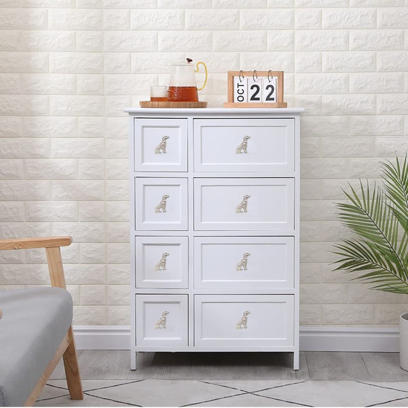 Mizhang Cabinet Knobs Drawer Knobs,Cute Metal Dog Decorative Knob Pulls