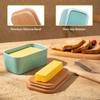 Sweese Large Butter Dish with Lid for Countertop, Airtight Butter