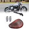 waltyotur Motorcycle Soft Leather Solo Seat Spring Bracket Replacement for