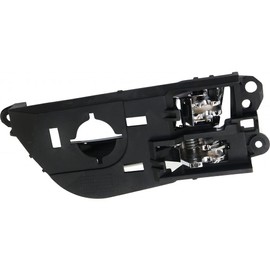 For Hyundai Veloster 2012-2017 Interior Door Handle Front, Driver Side Chrome | With door lock button| Trim:All Submodels