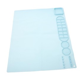 LALAFINA Kids Drawing Pad Silicon Art Mat Reusable Craft Mat Easy Clean Non-Slip DIY Resin Crafts Tools