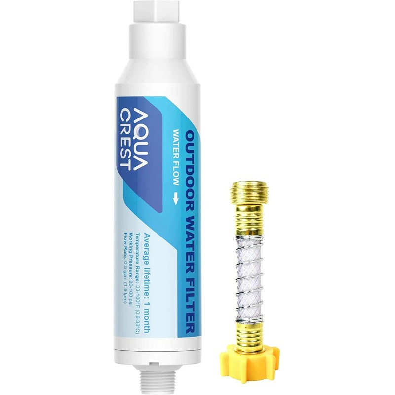 AquaCrest AQUA CREST Inline Water Filter, for Car Washing,1 Pack