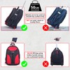 MELOTOUGH Wheeled Rolling Tool Backpack Heavy Duty Tradesman Pro Tool