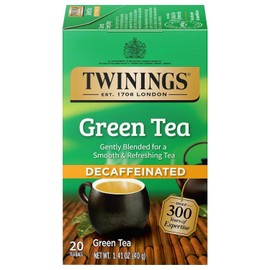 Twinings Green Tea, Decaffeinated - 20 Count