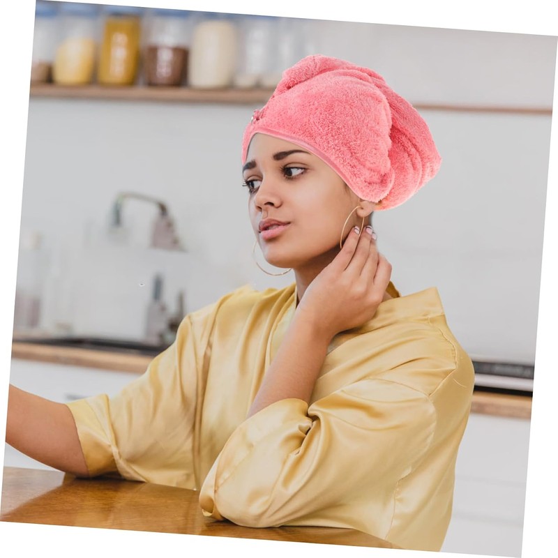 VALICLUD Toalla de Microfibra para Cabello Súper Absorbente Gorro para