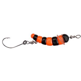 Trout Master Hard Camola 2 g Artificial Bee Maggots Trout Bait, Colour: Orange & Black