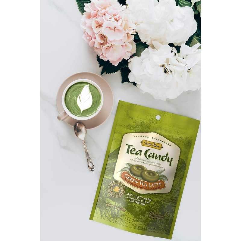 Bali's Best Green Tea Latte Candy, 5.3 Oz (Pack of