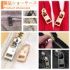 3 Pcs Zipper Pulls Easy Installation Corrosion Resistant Metal Zipper