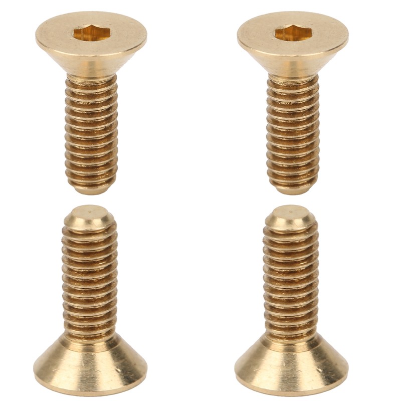 50Pcs Flat Hex Socket Screw Copper Countersunk Head Fastener Hardware