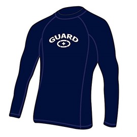 Adoretex Men's UPF 50+ Guard Long Sleeve Rashguard (RSG05M)-Black-XL