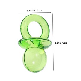 SHOWERORO 50pcs Shower Mini Pacifiers Charms Pacifier Decorations for Shower Party Supplies Adorable Table Scatter for Newborn Celebrations and Decorative Ornaments
