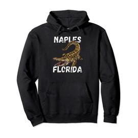 Retro Naples Florida Apparel Pullover Hoodie