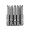 5 Pcs Security Screw Bit Set Alloy Steel Hex Shank
