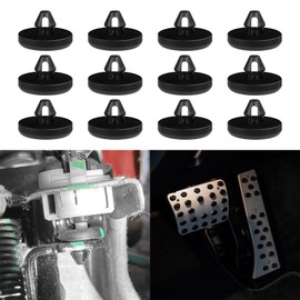 HQRNYP 12PCS Brake Switch Stopper, Brake Pedal Pads, Rubber Vehicle Clutch Pedal Stopper, Car Accessories Light Switch Stop Pad for Toyota Lexus Scion, Replace OEM# 90541-06036 (12PCS)