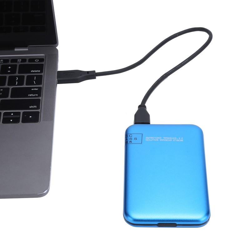 2.5in Mobile External Hard Drive Disk USB3.0 Portable HDD Blue