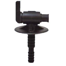 Valterra Universal Drain Valve Black A01-2025BKVP