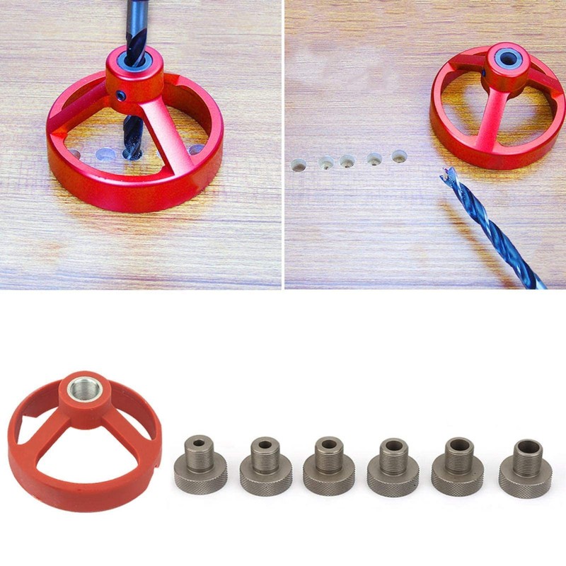 Drill Bit Jig, Vertical Drilling Fixture with Straight Angle Punch