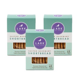 Salted Rosemary Shortbread Cookies by Lark Fine Foods - Pack of 3
