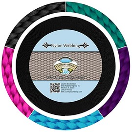 Country Brook Design - Black Heavy Duty Nylon Webbing (1/2 Inch, 20 Yards)
