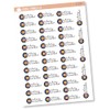 Archery Tournament Event Target Icon Script Planner Stickers | F16