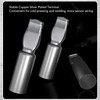 2 Set Battery Quick Connector Kit PC Shell Silver Plated