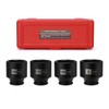 Mayouko 4PCS 1/2" Drive SAE Spindle Axle Nut Impact Socket