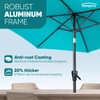 Tempera 7.5ft Patio Market Outdoor Table Umbrella with Push Button
