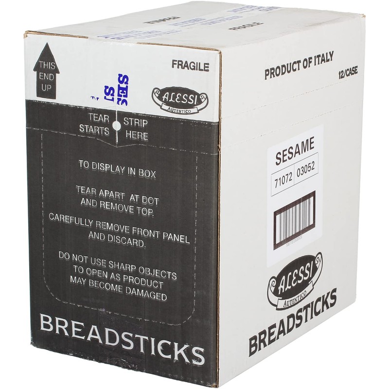 Vigo Alessi Sesame Breadsticks Boxes - 4.4 oz - 12