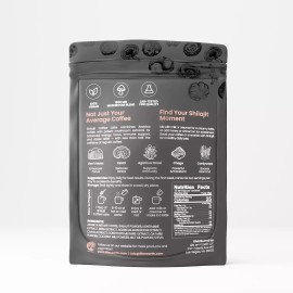Life & Earth Black Gold Mushroom Coffee Latte With Shilajit Organic New 30 SERVINGS