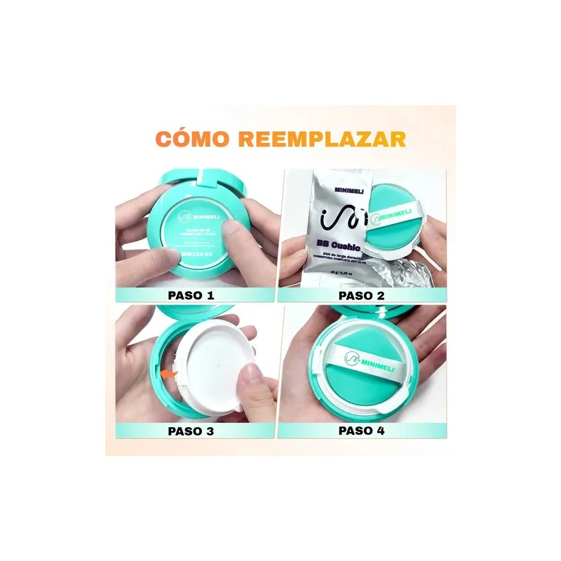 Minimeli Base De Maquillaje Alta Cobertura Crema Bb Spf30