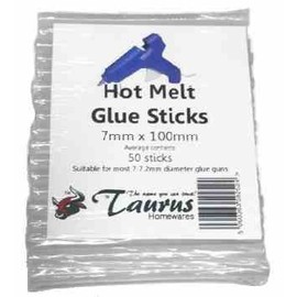 EETools® 50 Sticks of 7mm x 100mm Hot Melt Glue
