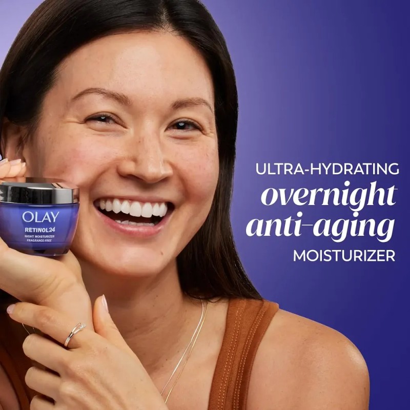 Olay Retinol 24 - Crema Hidratante Facial Antienvejecimiento