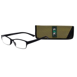 Select-A-Vision Flex 2 lectores rectangulares ligeros y flexibles, negro, 1,25