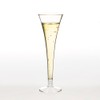 Pack of 5 0.1 L Reusable Champagne Flute PC Crystal
