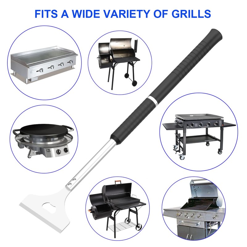 TANiCOO Extra Length Griddle Scraper,Griddle Cleaning Scraper with 16" 7