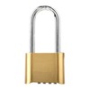 Outdoor Lock 4 Digit Combination Code Long lock Padlock Waterproof