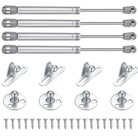 Oenothera 4 Pieces Gas Struts, 150N / 15 KG Gas Struts, Gas Struts Heavy Duty, Slow Down Lift Stay Support, for Bed Kitchen Cabinet Cupboard Door Handle