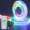 GOMING DC 5V WS2812B 6.6ft(2M) Individually Addressable COB LED Strip