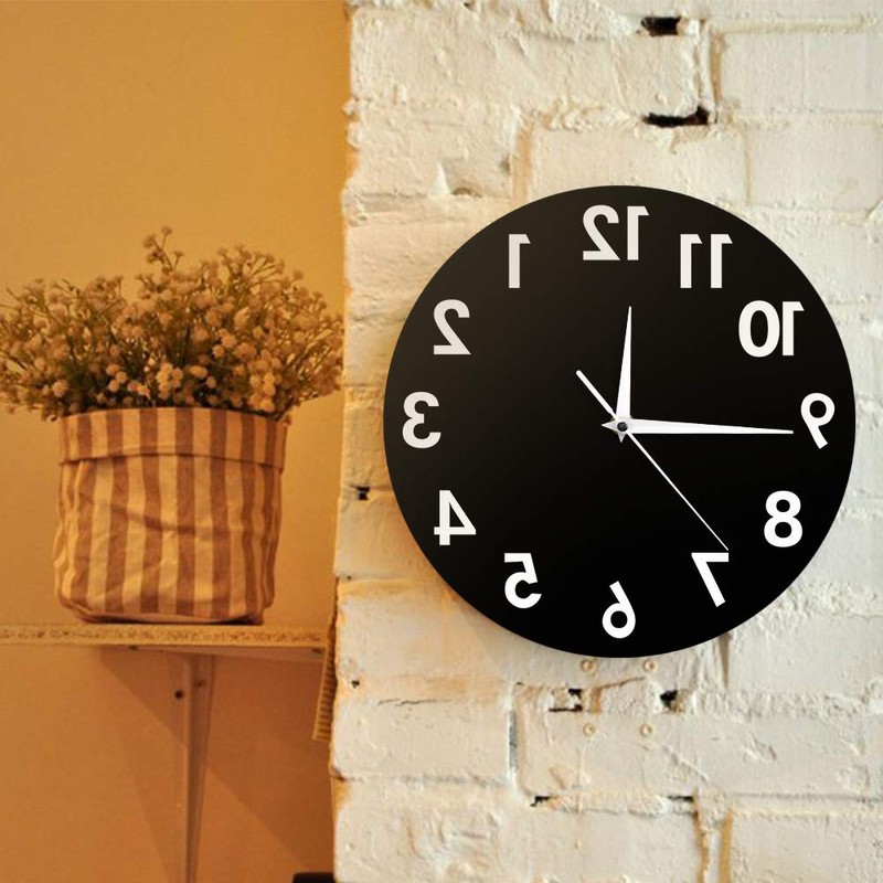 Reloj de pared The Geeky Days Reverse de 30,48 cm