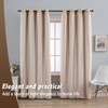 Anytime Home Curtains Blackout and Sheer Layered Solid Window Curtain
