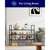 Kitsure Shoe Rack - 3-Tier Shoe Organizer, Shoe Rack for