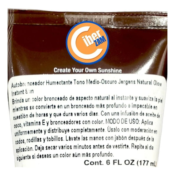 Autobronceador Jergens Natural Glow Instant Sun Deep Bronze