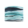 Sea Waves Drum Lamp Shade in Teal Duck Egg and