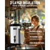 WantJoin Insulated Beverage Dispenser-75 Cup Hot&Cold water Urn for Catering-Stainless