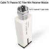 QIANRENON Cable TV Passive SC Fiber Mini Receiver Module 1550nm