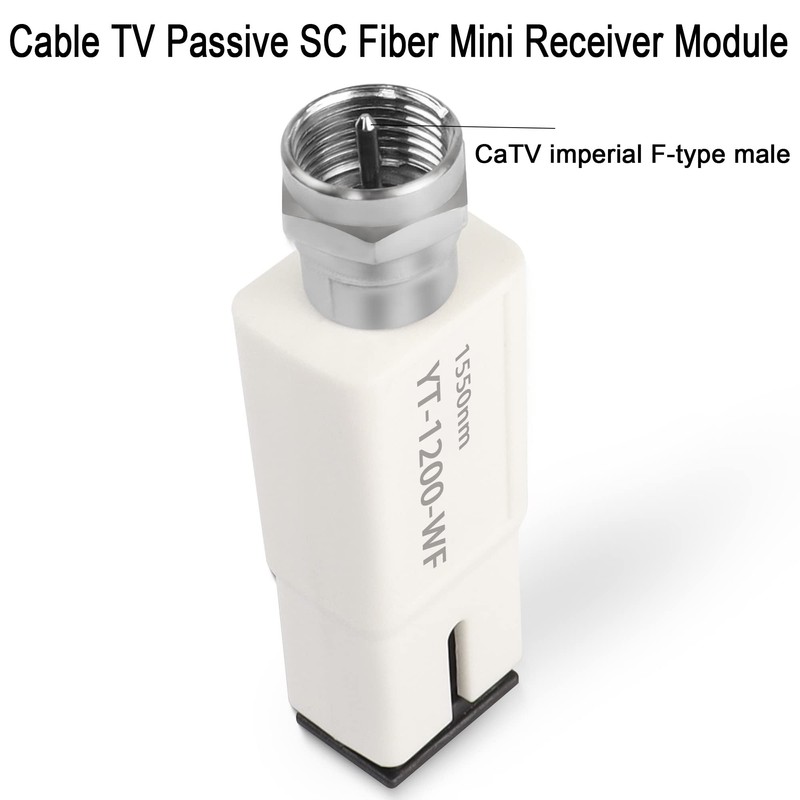 QIANRENON Cable TV Passive SC Fiber Mini Receiver Module 1550nm