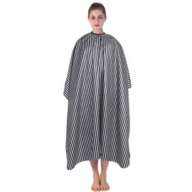 Capa de Peluquería Corte de Cabello, Impermeable A prueba de aceite Antiestático Barber Capas para Salon Belleza Home Teñido Barba Delantal estilistas Vestido de abrigo