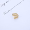 Allereya Boho Olive Leaf Ring Laurel Leaves Ring Gold Leaves